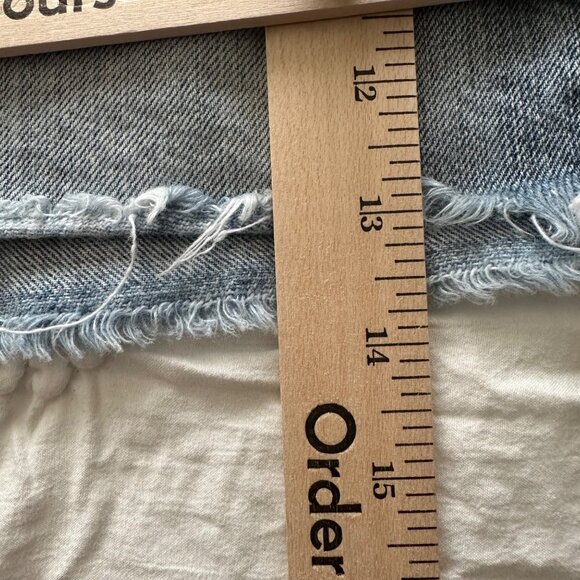 Gap Distressed Womens Blue Denim Mini Skirt Size 29/8 Boho Grunge Festival - Picture 6 of 6